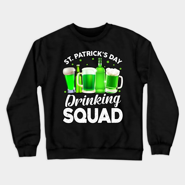 St. Patricks Day Drinking Squad Crewneck Sweatshirt by snnt